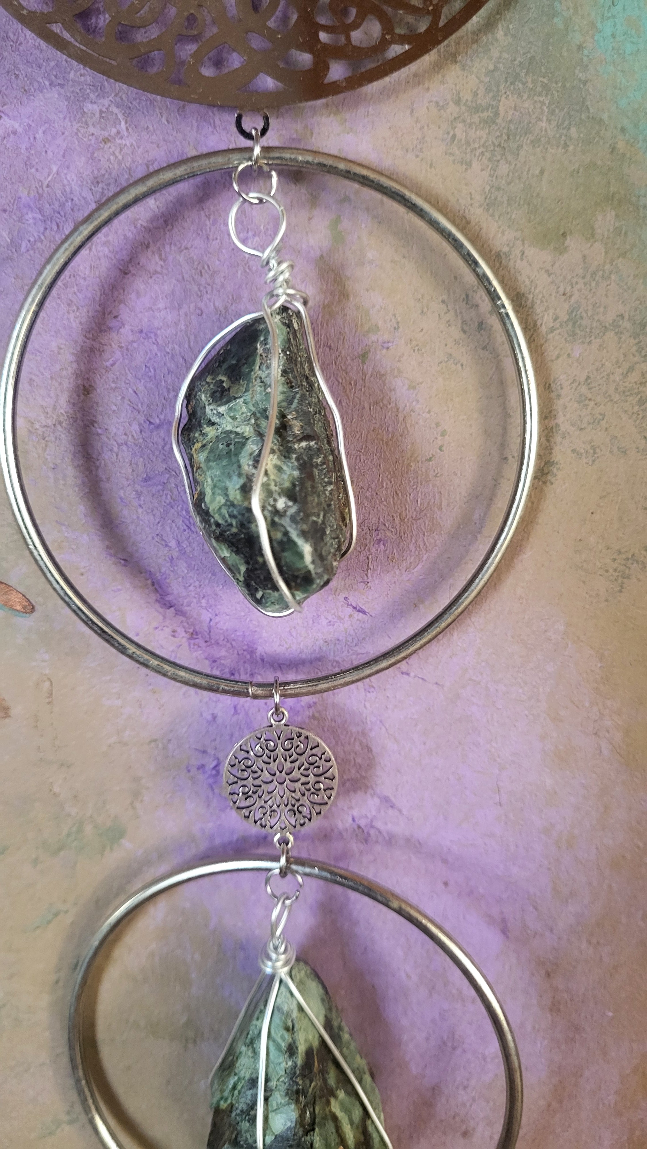 Meditation Circles - Tree of life / silver color/