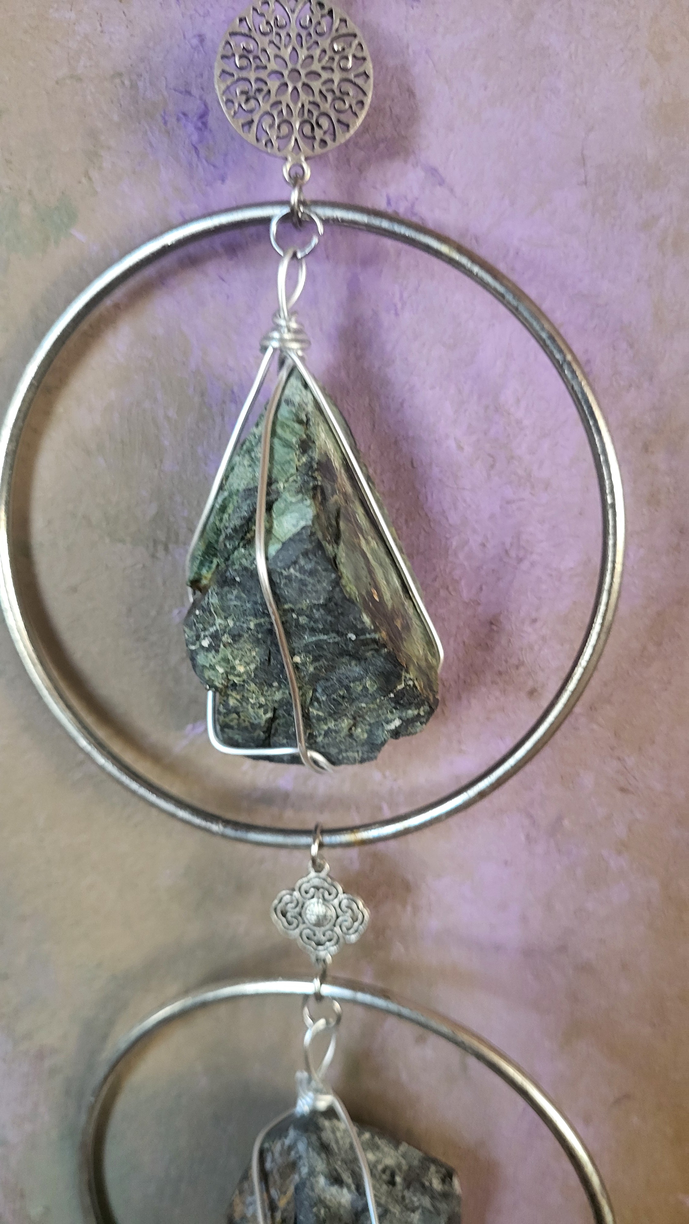 Meditation Circles - Tree of life / silver color/